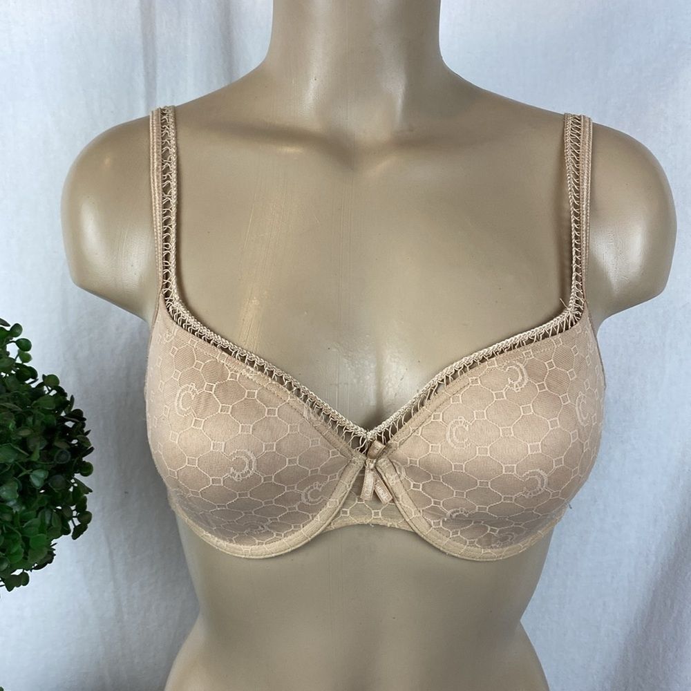 Chantelle Nude 3581 Lightly Lined Underwire Bra 30D